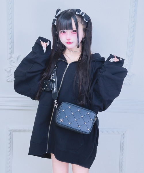 nyanMe(ニャンミー)の「ねこちゃんしょるだーばっぐ(ショルダーバッグ・レディース・ピンク/ブラック・FREE)」の18枚目の写真