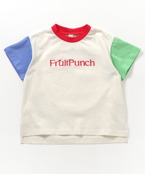 apres les cours(アプレレクール)の「【リンク】バックプリントフルーツロゴTシャツ(Tシャツ/カットソー・キッズ・イエロー/レインボー/レッド・80/90/100/110/120/130)」の10枚目の写真