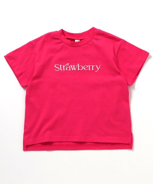 apres les cours(アプレレクール)の「【リンク】バックプリントフルーツロゴTシャツ(Tシャツ/カットソー・キッズ・イエロー/レインボー/レッド・80/90/100/110/120/130)」の12枚目の写真