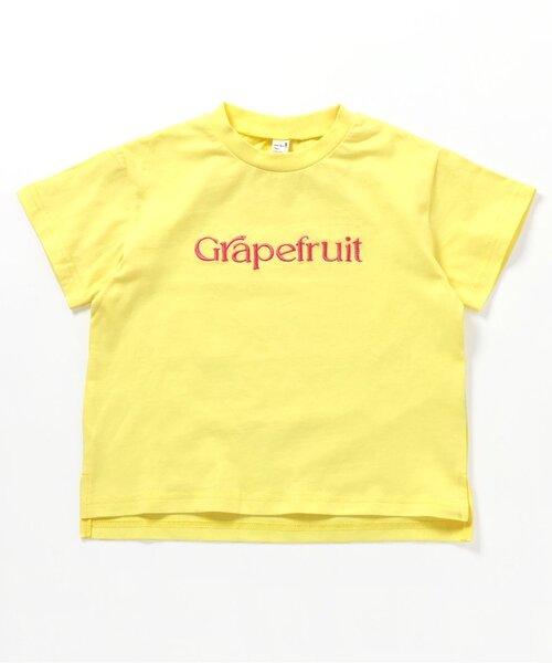 apres les cours(アプレレクール)の「【リンク】バックプリントフルーツロゴTシャツ(Tシャツ/カットソー・キッズ・イエロー/レインボー/レッド・80/90/100/110/120/130)」の13枚目の写真