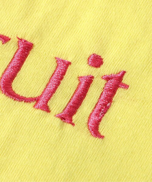 apres les cours(アプレレクール)の「【リンク】バックプリントフルーツロゴTシャツ(Tシャツ/カットソー・キッズ・イエロー/レインボー/レッド・80/90/100/110/120/130)」の16枚目の写真
