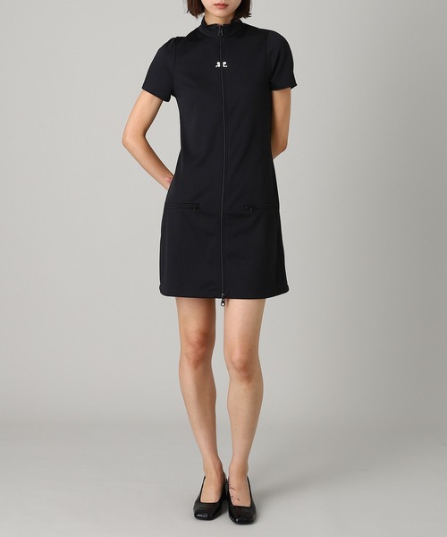 forget-me-nots(フォーゲットミーノッツ)の「INTERLOCK TRACKSUIT MINI DRESS 325JRO686JS0250(ワンピース・レディース・ブラック・SMALL)」の6枚目の写真
