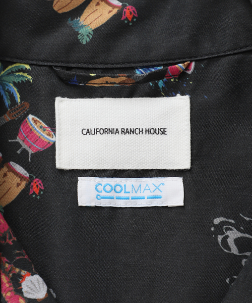 B.C STOCK（ベーセーストック）の「《予約》CRH COOLMAX アロハシャツ（シャツ/ブラウス・メンズ・ブラック/ブルー系その他/ホワイト・MEDIUM/LARGE）」の9枚目の写真