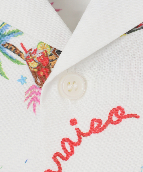 B.C STOCK（ベーセーストック）の「《予約》CRH COOLMAX アロハシャツ（シャツ/ブラウス・メンズ・ブラック/ブルー系その他/ホワイト・MEDIUM/LARGE）」の11枚目の写真