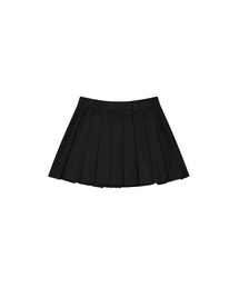 TUOMIO（トゥオミオ）の「TM SYMBOL PLEATS SKIRT [BLACK]（スカート）」