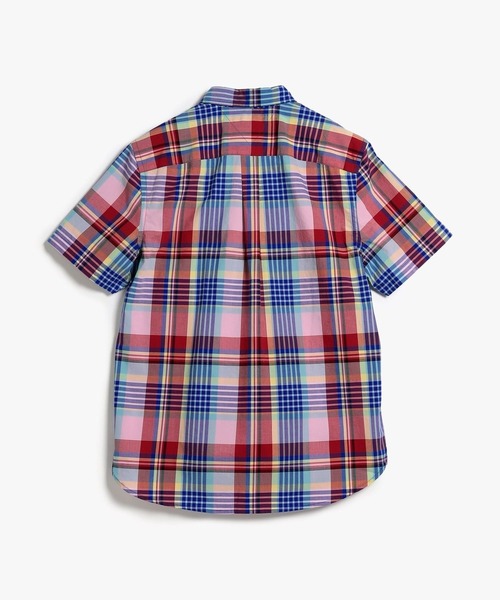 TOMMY HILFIGER（トミーヒルフィガー）の「マルチチェックショートスリーブシャツ（Tシャツ/カットソー・メンズ・グリーン/ライトイエロー・SMALL/MEDIUM/LARGE/X-LARGE）」の7枚目の写真