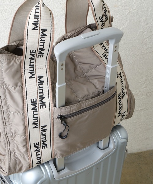 セール】：【ZOZO限定】【MumME】キャリーオン機能付き/旅行BAG