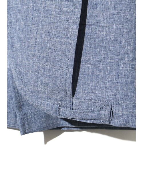 MIDIUMISOLID(ミディウミソリッド)の「MIDIUMISOLID for Ladies ノーカラードローストリングシャツ(シャツ/ブラウス・レディース・ブラック/ネイビー/ライトグレー・FREE)」の6枚目の写真