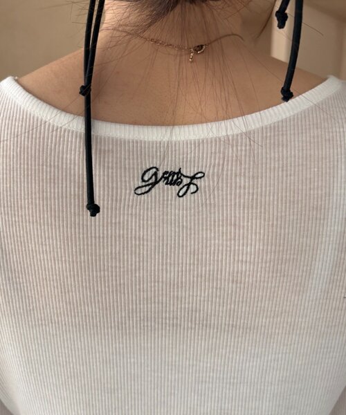 gemeil(ジェムイル)の「【LE'MAGE×gemeilコラボ】ティアードスリーブロンT(Tシャツ/カットソー・レディース・ホワイト/ベージュ/ブラック・FREE)」の21枚目の写真