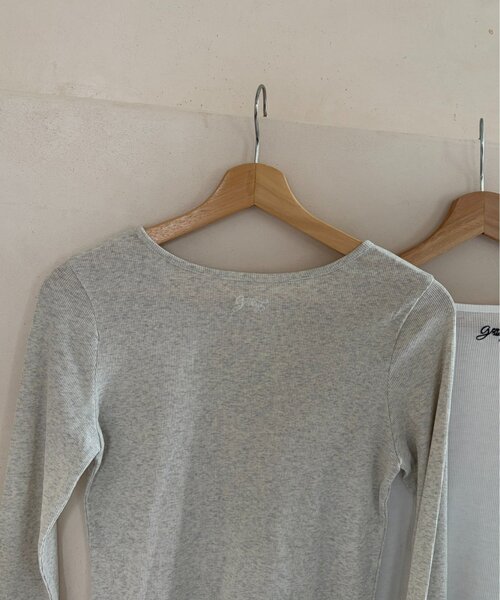 gemeil(ジェムイル)の「【LE'MAGE×gemeilコラボ】ティアードスリーブロンT(Tシャツ/カットソー・レディース・ホワイト/ベージュ/ブラック・FREE)」の20枚目の写真