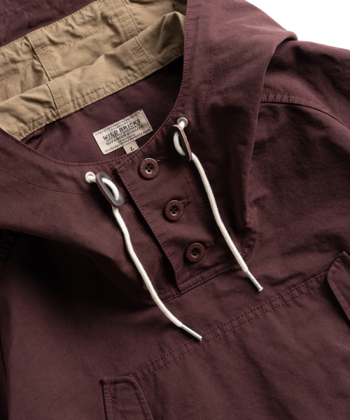 WILD BRICKS（ワイルドブリックス）の「W25 MOUNTAIN ANORAK (burgundy)（ナイロンジャケット・メンズ・その他・MEDIUM/LARGE/X-LARGE）」の4枚目の写真