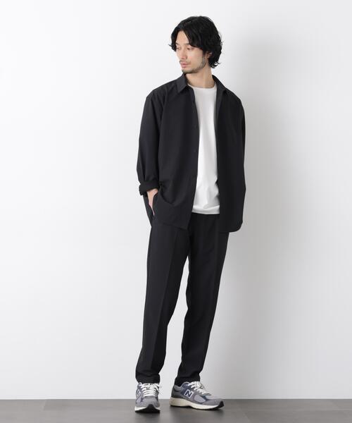 NANO universe（ナノユニバース）の「ライトウェイトストレッチシャツ 長袖（シャツ/ブラウス・メンズ・グレー/ブラック/カーキ・L/M/S）」の8枚目の写真