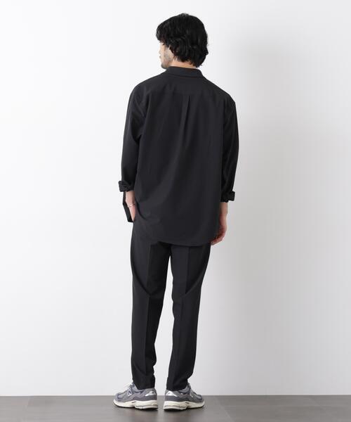 NANO universe（ナノユニバース）の「ライトウェイトストレッチシャツ 長袖（シャツ/ブラウス・メンズ・グレー/ブラック/カーキ・L/M/S）」の9枚目の写真