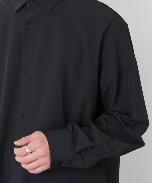 NANO universe（ナノユニバース）の「ライトウェイトストレッチシャツ 長袖（シャツ/ブラウス・メンズ・グレー/ブラック/カーキ・L/M/S）」の14枚目の写真