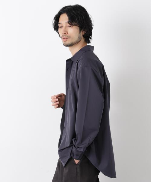 NANO universe（ナノユニバース）の「ライトウェイトストレッチシャツ 長袖（シャツ/ブラウス・メンズ・グレー/ブラック/カーキ・L/M/S）」の19枚目の写真