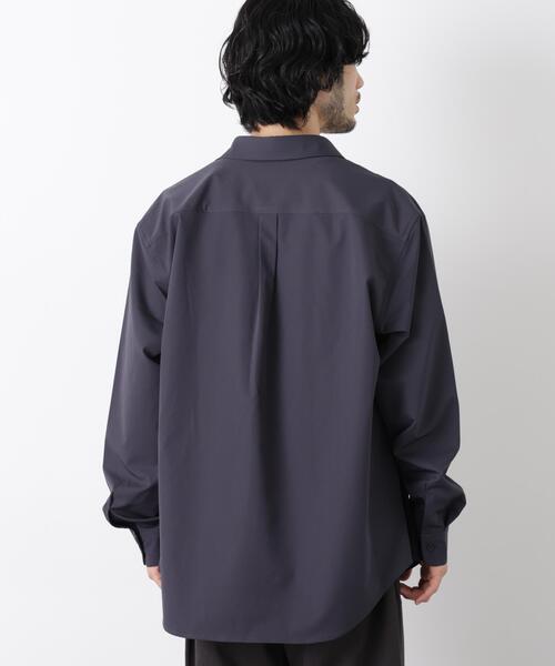 NANO universe（ナノユニバース）の「ライトウェイトストレッチシャツ 長袖（シャツ/ブラウス・メンズ・グレー/ブラック/カーキ・L/M/S）」の20枚目の写真