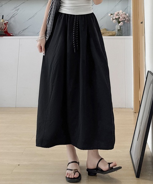ReRe(リリ)の「カジュアルスカート(スカート・レディース・グレー/ブラック/ネイビー/ベージュ/ホワイト・SMALL/MEDIUM/LARGE/X-LARGE)」の3枚目の写真