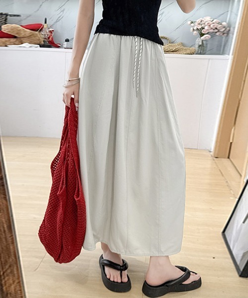 ReRe(リリ)の「カジュアルスカート(スカート・レディース・グレー/ブラック/ネイビー/ベージュ/ホワイト・SMALL/MEDIUM/LARGE/X-LARGE)」の9枚目の写真