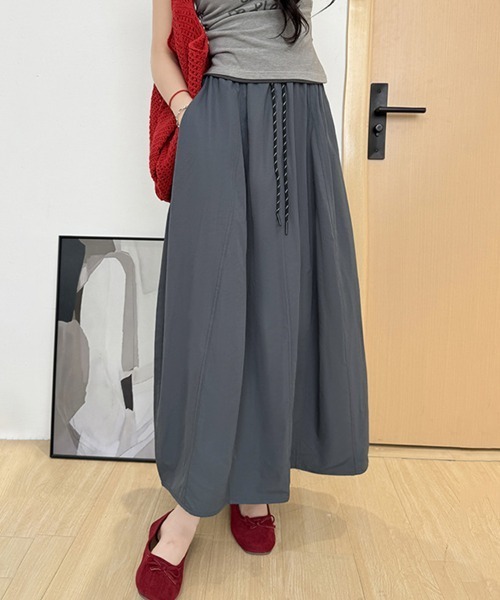 ReRe(リリ)の「カジュアルスカート(スカート・レディース・グレー/ブラック/ネイビー/ベージュ/ホワイト・SMALL/MEDIUM/LARGE/X-LARGE)」の13枚目の写真