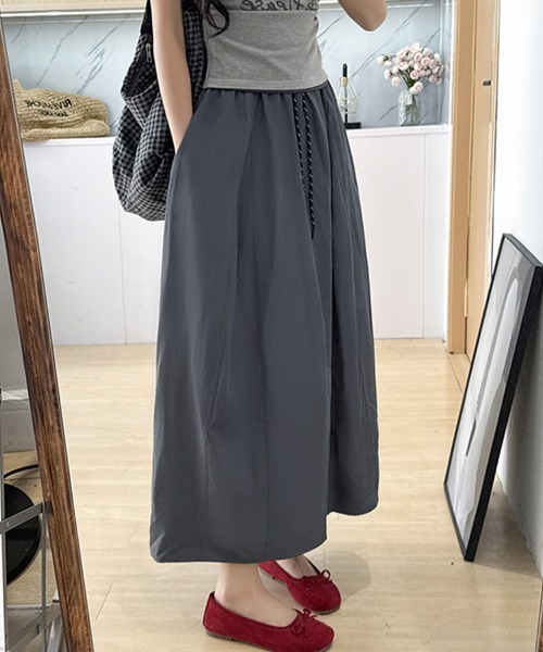 ReRe(リリ)の「カジュアルスカート(スカート・レディース・グレー/ブラック/ネイビー/ベージュ/ホワイト・SMALL/MEDIUM/LARGE/X-LARGE)」の14枚目の写真
