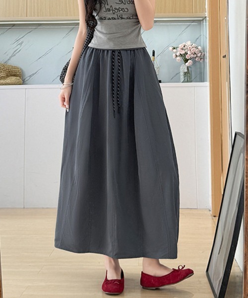 ReRe(リリ)の「カジュアルスカート(スカート・レディース・グレー/ブラック/ネイビー/ベージュ/ホワイト・SMALL/MEDIUM/LARGE/X-LARGE)」の15枚目の写真
