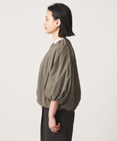 A DAY IN THE LIFE UNITED ARROWS（アデイインザライフユナイテッドアローズ）の「バルーンブルゾン 6分袖＜A DAY IN THE LIFE＞（ブルゾン・レディース・ナチュラル/ダークグレー/オリーブ・FREE）」の14枚目の写真