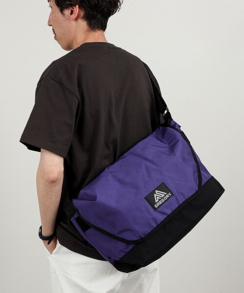 GREGORY メッセンジャーバッグ 紫/黒 約50cm GREGORY/グレゴリー】AUTHENTIC MESSENGER CORDURA ULTRA VIOLET