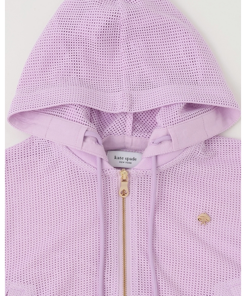 kate spade new york kids(ケイトスペードニューヨーク)の「メッシュパーカ(Tシャツ/カットソー・キッズ・ライラック/オフホワイト・M(130-140cm)/S(110-120cm)/L(150-160cm))」の12枚目の写真