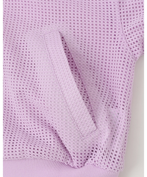 kate spade new york kids(ケイトスペードニューヨーク)の「メッシュパーカ(Tシャツ/カットソー・キッズ・ライラック/オフホワイト・M(130-140cm)/S(110-120cm)/L(150-160cm))」の7枚目の写真