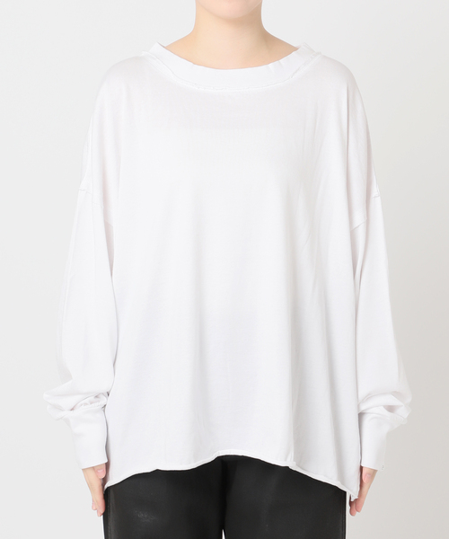 CITYSHOP(シティーショップ)の「《追加》HIGH GAUGH URAKE PULLOVER:カットソー(Tシャツ/カットソー・レディース・ホワイト/ブラック・FREE)」の15枚目の写真