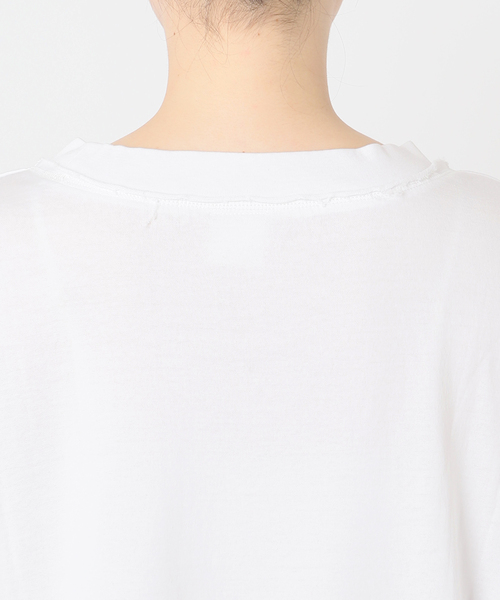 CITYSHOP(シティーショップ)の「《追加》HIGH GAUGH URAKE PULLOVER:カットソー(Tシャツ/カットソー・レディース・ホワイト/ブラック・FREE)」の12枚目の写真