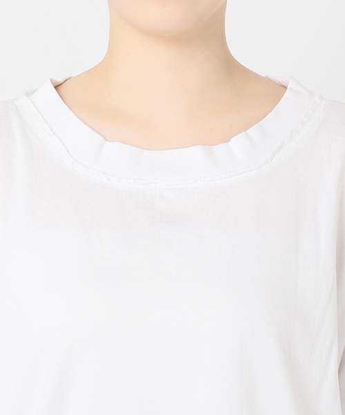 CITYSHOP(シティーショップ)の「《追加》HIGH GAUGH URAKE PULLOVER:カットソー(Tシャツ/カットソー・レディース・ホワイト/ブラック・FREE)」の11枚目の写真