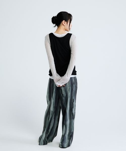 JEANASIS(ジーナシス)の「3カラーシアーレイヤードヘンリー2ピース/683768(Tシャツ/カットソー・レディース・グレー系その他/イエロー系その他/ブラック系その他/ブルー系その他・FREE)」の18枚目の写真