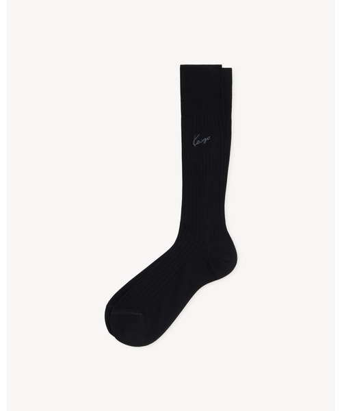 KENZO(ケンゾー)の「'KENZO Signature' ソックス イン コットン(ソックス/靴下・メンズ・ブラック系その他・S/L)」の1枚目の写真