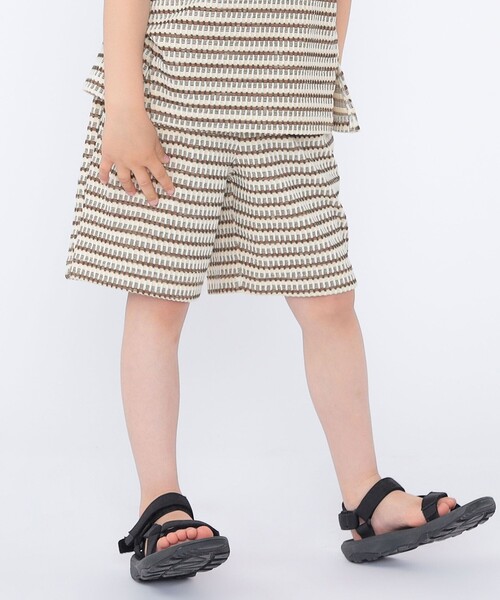 SHIPS(シップス)の「SHIPS KIDS:100~130cm / ジャカード ショート パンツ(その他パンツ・キッズ・ネイビー/ブラウン・110/100/130/120)」の2枚目の写真