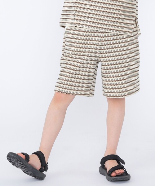 SHIPS(シップス)の「SHIPS KIDS:100~130cm / ジャカード ショート パンツ(その他パンツ・キッズ・ネイビー/ブラウン・110/100/130/120)」の3枚目の写真