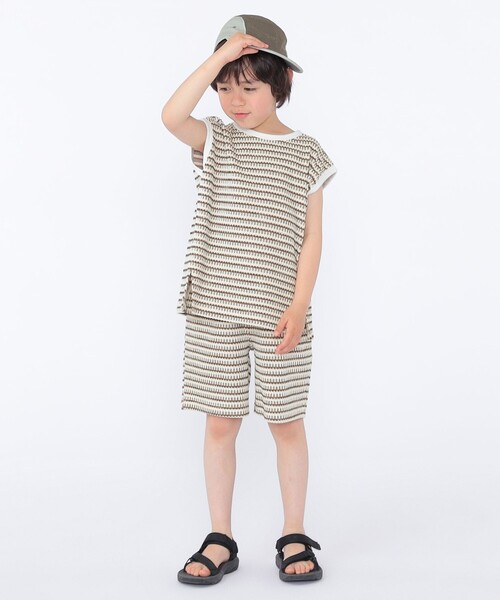 SHIPS(シップス)の「SHIPS KIDS:100~130cm / ジャカード ショート パンツ(その他パンツ・キッズ・ネイビー/ブラウン・110/100/130/120)」の5枚目の写真