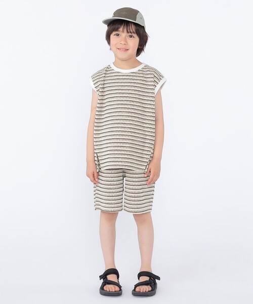 SHIPS(シップス)の「SHIPS KIDS:100~130cm / ジャカード ショート パンツ(その他パンツ・キッズ・ネイビー/ブラウン・110/100/130/120)」の6枚目の写真