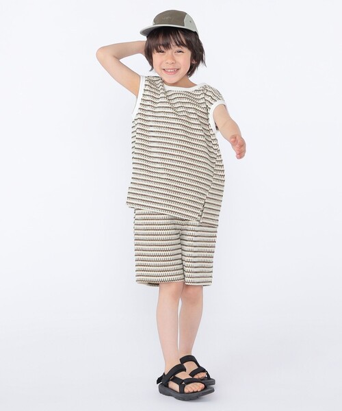 SHIPS(シップス)の「SHIPS KIDS:100~130cm / ジャカード ショート パンツ(その他パンツ・キッズ・ネイビー/ブラウン・110/100/130/120)」の7枚目の写真