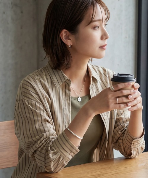 STYLE DELI（スタイルデリ）の「SV925タイニーコインネックレス（ネックレス・レディース・シルバー・FREE）」の3枚目の写真
