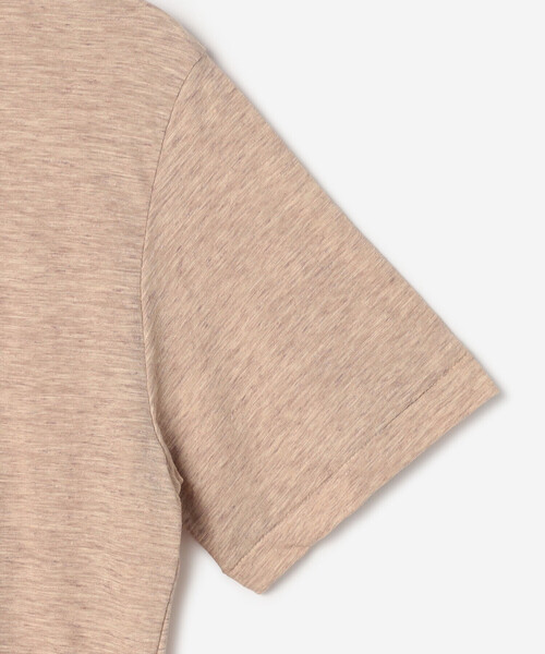 UNFIL(アンフィル)の「UNFIL | スラブヤーン レイヤーどトップス WOMEN(Tシャツ/カットソー・レディース・キャメル/ライトグレー・1)」の8枚目の写真