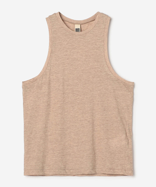 UNFIL(アンフィル)の「UNFIL | スラブヤーン レイヤーどトップス WOMEN(Tシャツ/カットソー・レディース・キャメル/ライトグレー・1)」の10枚目の写真