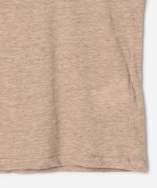 UNFIL(アンフィル)の「UNFIL | スラブヤーン レイヤーどトップス WOMEN(Tシャツ/カットソー・レディース・キャメル/ライトグレー・1)」の14枚目の写真