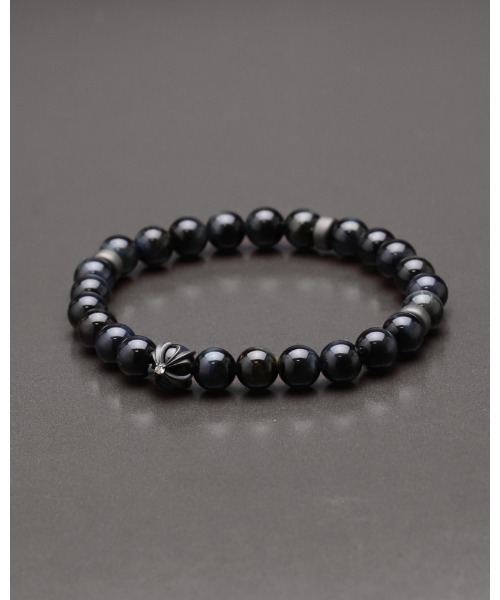 wjk(ダヴルジェイケイ)の「IVXLCDM×wjk stone bracelet(ブレスレット・メンズ・ブラック系その他/グレー系その他/ブラウン系その他/ブルー系その他・FREE)」の4枚目の写真