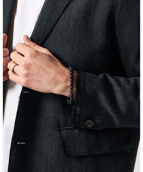 wjk(ダヴルジェイケイ)の「IVXLCDM×wjk stone bracelet(ブレスレット・メンズ・ブラック系その他/グレー系その他/ブラウン系その他/ブルー系その他・FREE)」の11枚目の写真