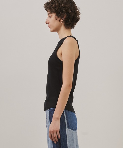 CITY TOKYO（シティトウキョウ）の「【CITY TOKYO/シティートウキョウ】Greco Tank/グレコタンク（タンクトップ・レディース・ブラック/ホワイト・FREE）」の3枚目の写真
