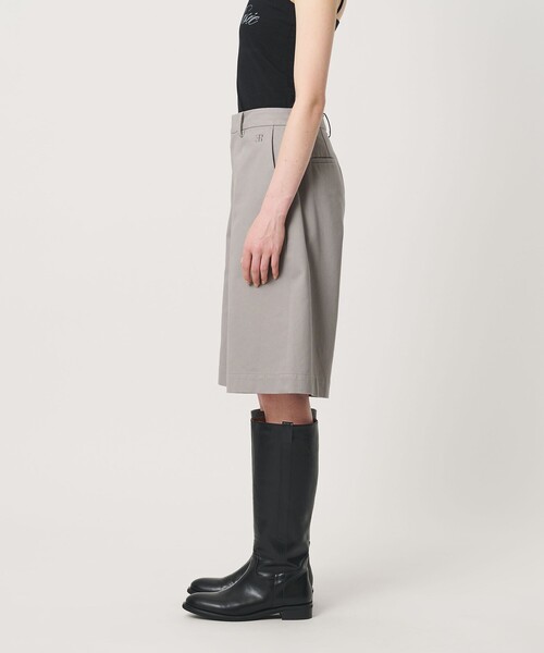 ER(イーアール)の「<ER>コットン チノ ハーフパンツ(その他パンツ・レディース・ライトグレー/ネイビー・S/M)」の10枚目の写真