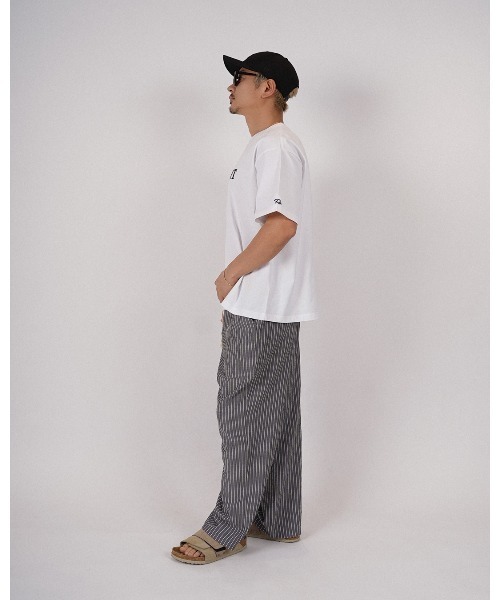 #Re:room（リルーム）の「ブーケエンブロイダリーTシャツ（Tシャツ/カットソー・メンズ・ホワイト/ブラック・M-L/S-M）」の6枚目の写真