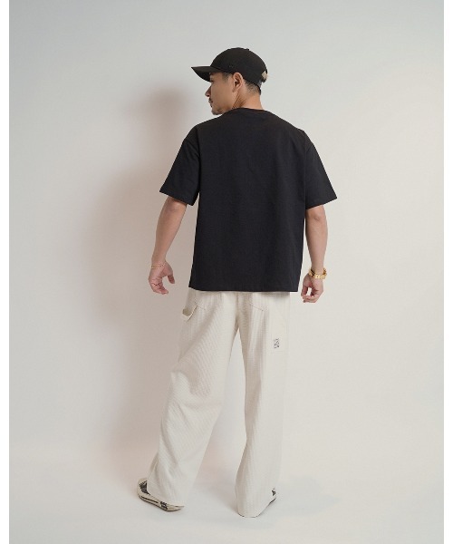 #Re:room（リルーム）の「ブーケエンブロイダリーTシャツ（Tシャツ/カットソー・メンズ・ホワイト/ブラック・M-L/S-M）」の15枚目の写真