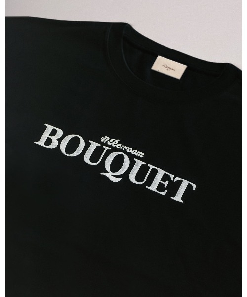#Re:room（リルーム）の「ブーケエンブロイダリーTシャツ（Tシャツ/カットソー・メンズ・ホワイト/ブラック・M-L/S-M）」の17枚目の写真